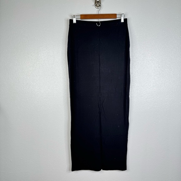 Asos Design Black Maxi Bodycon Style Skirt Size 8 - Picture 1 of 5
